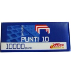 1 - O.P. 10x1000 pezzi Punti metallici N.10 OP2.1