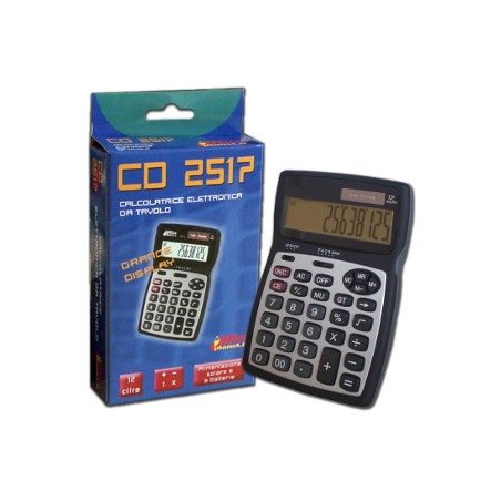 1 - O.P. Calcolatrice elettronica da Tavolo CD-2517 OP9.6