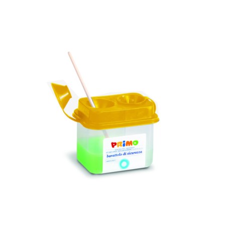 1 - MOROCOLOR PRIMO Barattolo Lava Pennelli 2 Scomparti 214AR