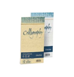 1 - Buste Calligraphy Pergamena Favini - 11x22 Cm - Oro Conf. 25 90 grA57W203