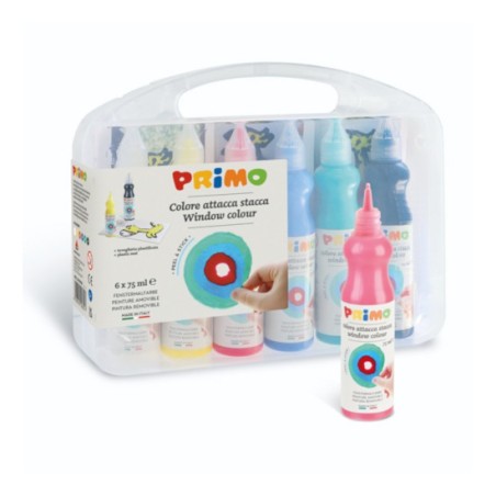 1 - MOROCOLOR 6 Flaconcini Colori attacca stacca Primo 651W6SP