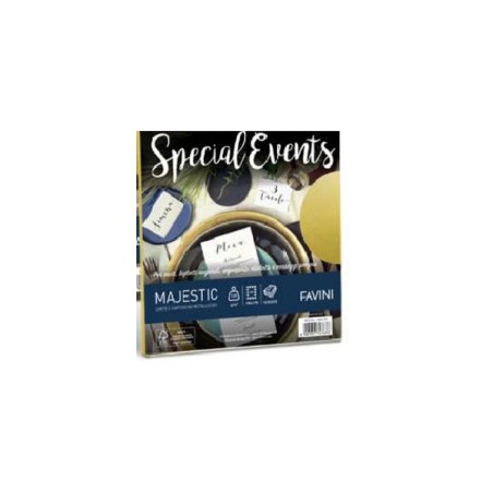 1 - FAVINI  Busta Special Events 17x17 bianco 10 pz. 120 gr A570118