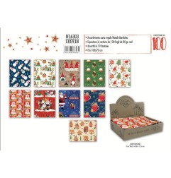 1 - CARTA REGALO NATALE BAMBINO (10x10fg) NT6303