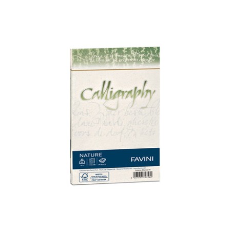 1 - Buste Calligraphy Algae 02 Favini - 12x18 Cm Avorio Conf. 25 90 grA57Q447