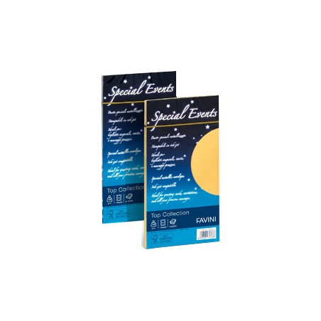 1 - FAVINI  Busta Special Events 11x22 crema 10 pz. 120 gr A57Q154