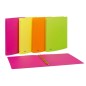FAVORIT Raccoglitore NEON in PPL 4 Anelli d.15mm 22x30cm - Colori Fluo Assortiti 066847