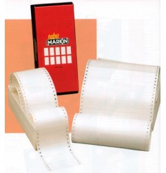 1 - Etichette TAB. 2 piste bianche Markin 72x48,9 D/703