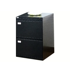 1 - Classificatore 2 cassetti a incasso grigio chiaro