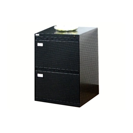 1 - Classificatore 2 cassetti a incasso grigio chiaro