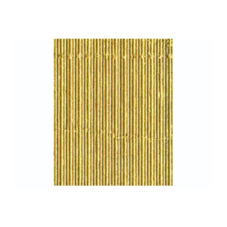 1 - Cartoncino Colorato Ondulato Cannete' CWR - 50x70 Cm  Oro 10 pz 2225/1