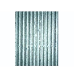 1 - Cartoncino Colorato Ondulato Cannete' CWR - 50x70 Cm  Argento Metallizzato 10 pz 2225/2