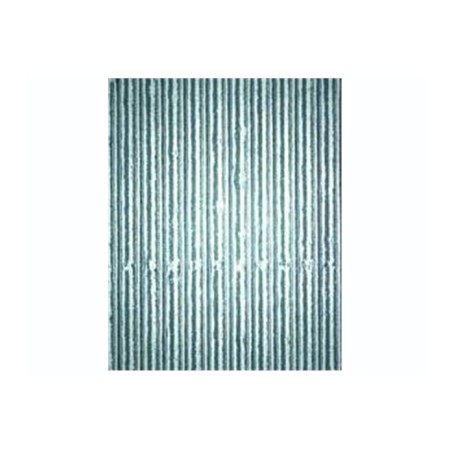 1 - Cartoncino Colorato Ondulato Cannete' CWR - 50x70 Cm  Argento Metallizzato 10 pz 2225/2