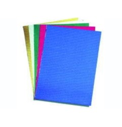 1 - Cartoncino Metal Ondulato Cannete' CWR - 50x70 Cm  Colori Assortiti 10 pz 2225/A