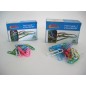 Planet Office Fermagli N.4 32mm Acciaio Colorato Assortito 10 Sc x 100 Pz