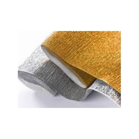 1 - ROSSI carta crespa metallizzata argento 180 GR