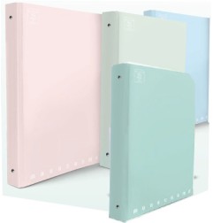 1 - Raccoglitore a 4 anelli A4 D.30 monocromo pastel Pigna 229901-30