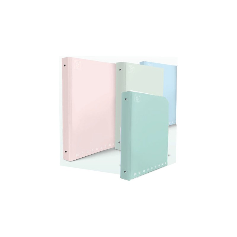 Raccoglitore a 4 anelli A4 D.30 monocromo pastel Pigna 229901-30