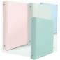 Raccoglitore a 4 anelli A4 D.30 monocromo pastel Pigna 229901-30