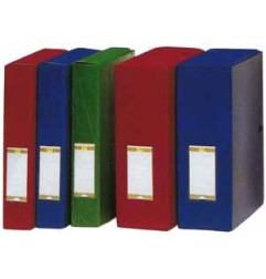 1 - SEI ROTA Cartella portaprogetti Scatto con bottone colore rosso 25x35x4