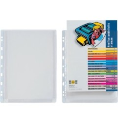 1 - SEI ROTA Buste a foratura universale con soffietto 10 pz. 21x29,7 502240