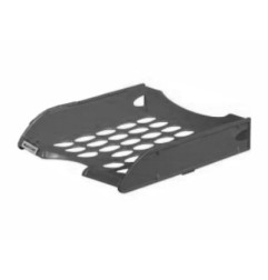 1 - FELLOWES Vaschetta per Corrispondenza E040 Traforata Impilabile Grigio Chiaro