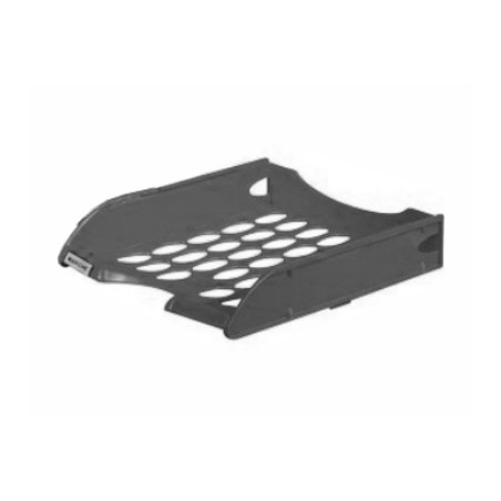 1 - FELLOWES Vaschetta per Corrispondenza E040 Traforata Impilabile Grigio Chiaro