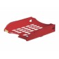 FELLOWES Vaschetta per Corrispondenza E040 Traforata Impilabile Rosso