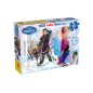 LISCIANI - PUZZLE DOUBLE FACE SUPERMAXI FROZEN PLAY ON ICE 70X50 35PZ 46867 Gioco interattivo per bambini +3A
