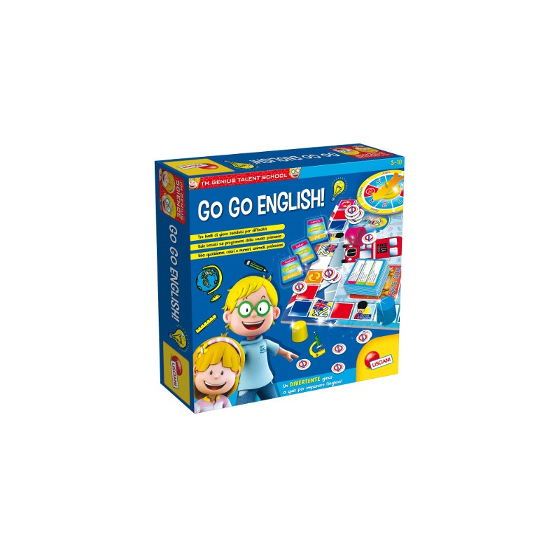 LISCIANI - I'M A GENIUS TS GO-GO ENGLISH 48892 Gioco interattivo per bambini +7A