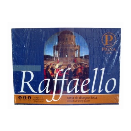 1 - PIGNA Album RAFFAELLO 10 Fogli Carta Disegno Liscia cm 24X33  217590-GE