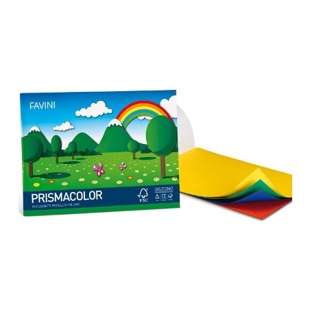 1 - FAVINI Album 10 Fogli Monoruvido PRISMACOLOR cm 24X33 Disegno  A12X244