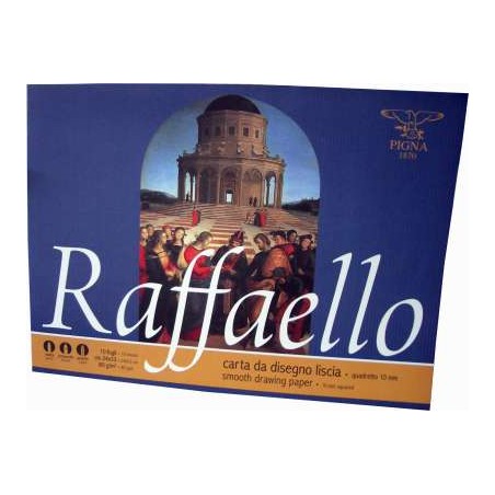 1 - PIGNA Album RAFFAELLO 10 Fogli Carta Liscia Disegno cm 24x33  217590-10