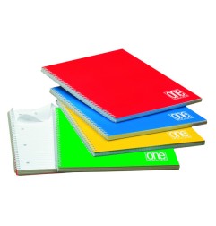 1 - BLASETTI - Quaderno A4 Spiralato ONE COLOR Rig.1R 60 fogli Senza Fori 1144