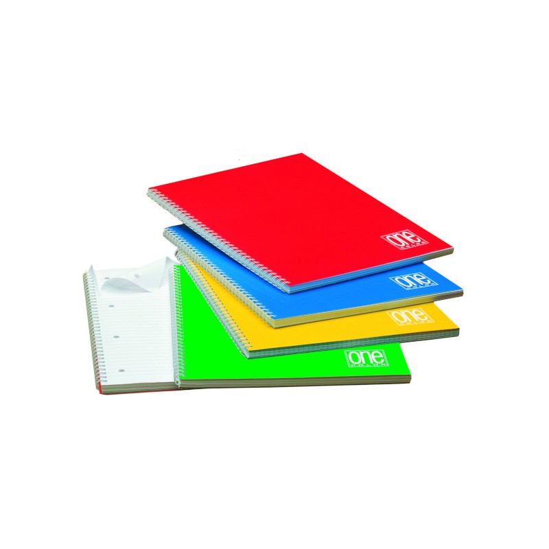 BLASETTI - Quaderno A4 Spiralato ONE COLOR Rig.1R 60 fogli Senza Fori 1144