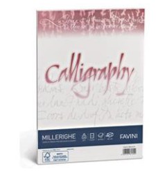 1 - FAVINI PERGAMENA A3 AVORIO GR.200 -250pz CALLIGRAPHY MILLERIGHE A69Q323