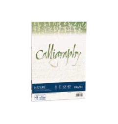 1 - FAVINI  50 pz Carta A4 Nature Alga Avorio 90 gr Calligraphy A69Q244