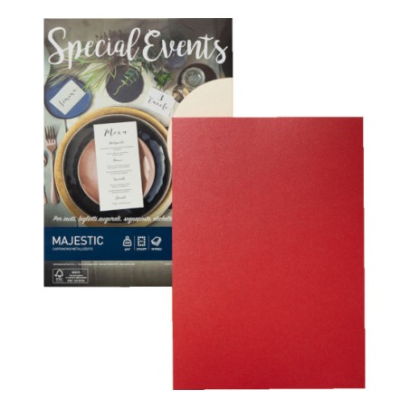 1 - CARTA SPECIAL EVENTS ROSSO A4 120G. -20FG. A69C154