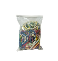 1 - MARKIN 10 bustine x 100gr elastici assortiti in gomma