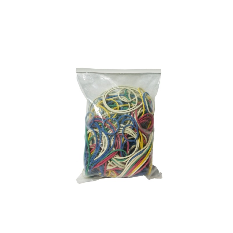 MARKIN 10 bustine x 100gr elastici assortiti in gomma