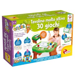 1 - LISCIANI - CAROTINA TAVOLINO MOLTO ATTIVO 30 GIOCHI NUOVA EDIZIONE 90075 Gioco Educativo per bambini e prima infanzia