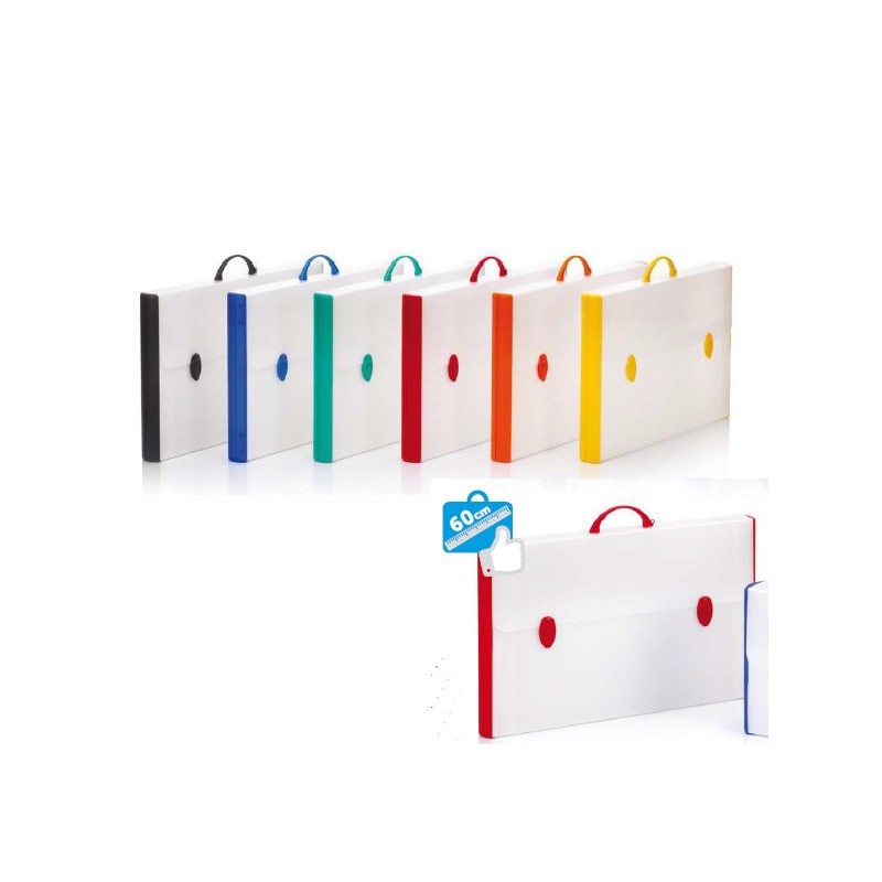 BALMAR Valigia BALMAR in Polionda con Dorsi Rigidi 37x60x5 PF14235/R