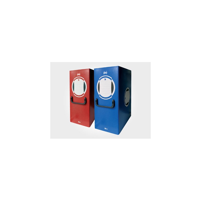 ARCA Scatola portaprogetti dorso 16cm colore blu con maniglia 24x3500262/BL
