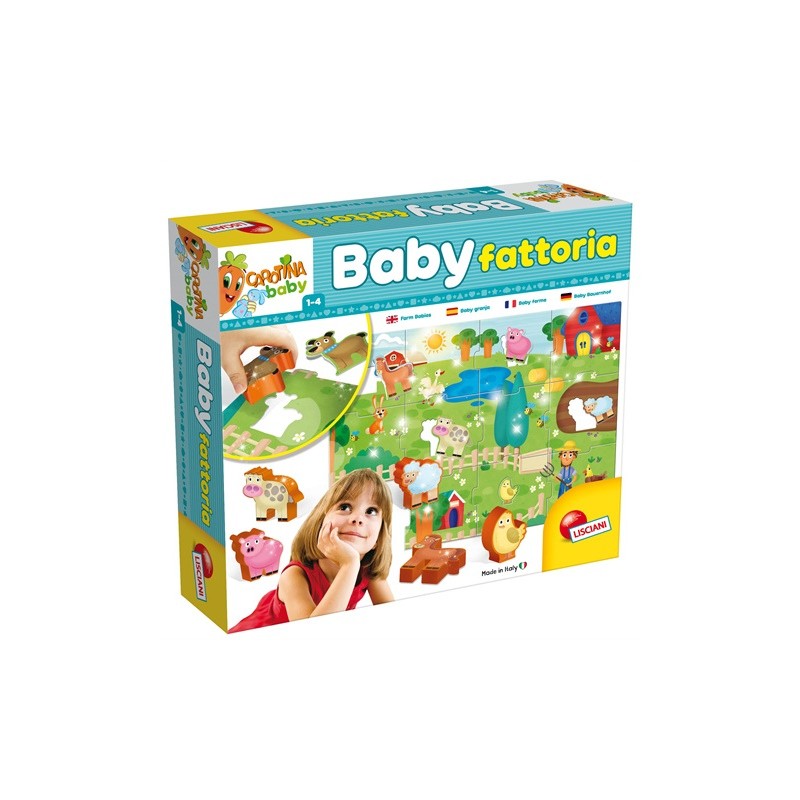 LISCIANI - CAROTINA BABY FATTORIA 58464 Gioco Educativo per bambini e prima infanzia