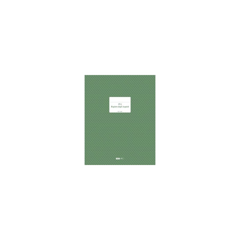 EDIPRO  Registro IVA acquisti 22 pagine numerate E2116N