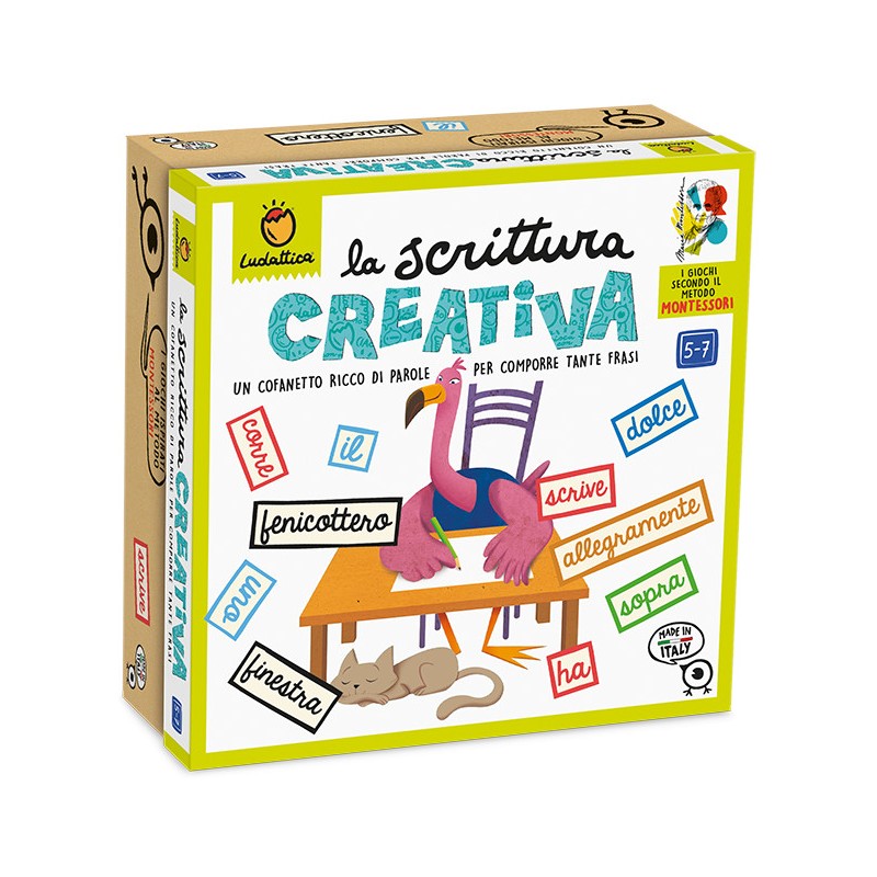 LUDATTICA  GIOCHI MONTESSORI LA SCRITTURA CREATIVA 71524