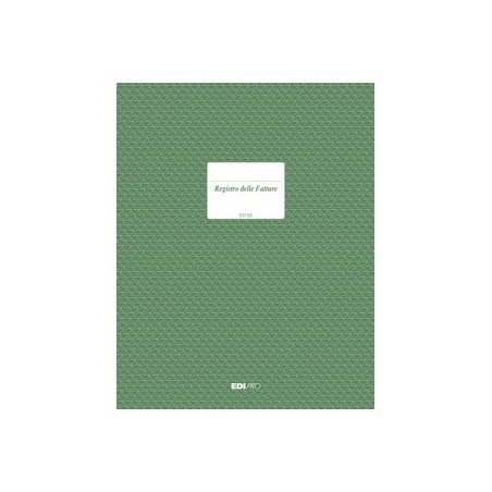 1 - EDIPRO  Registro IVA fatture 22 pagine numerate E2133