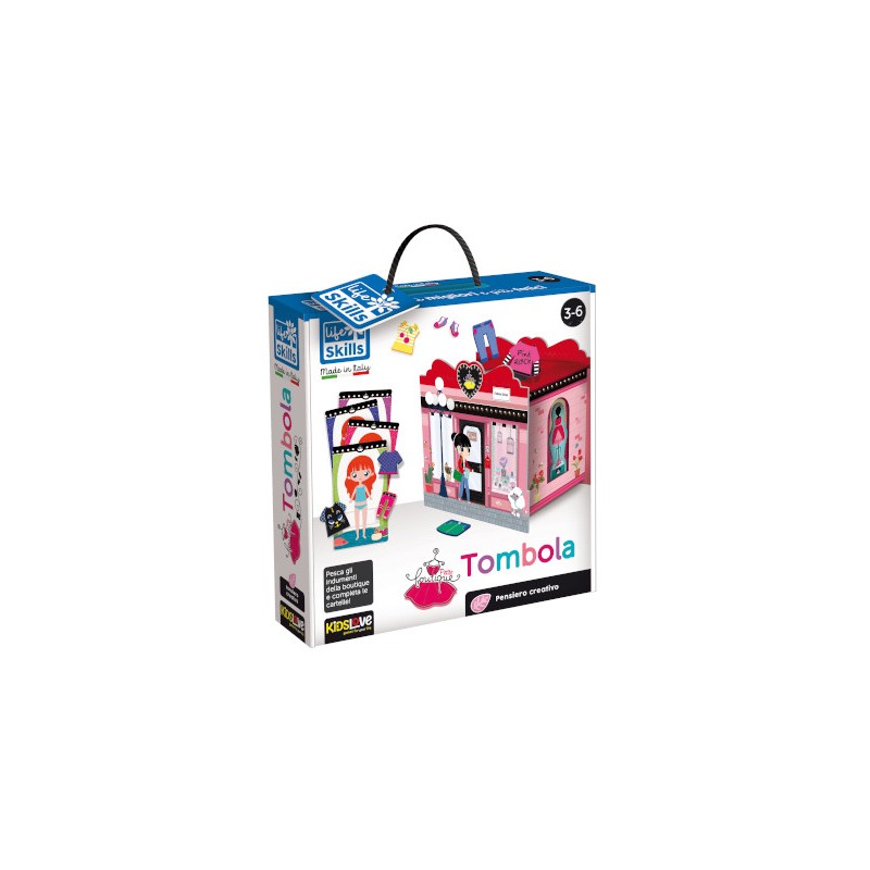 LISCIANI - LIFE SKILLS TOMBOLA VESTI E SVESTI ALLEGRA BOUTIQUE 72637 Gioco interattivo per bambini 3-6A