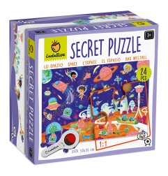 1 - LUDATTICA  SECRET PUZZLE 24 PCS LO SPAZIO 74808