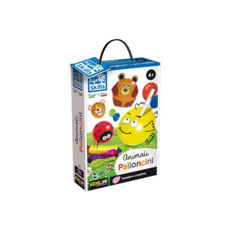 1 - LISCIANI - LIFE SKILLS ANIMALI PALLONCINI 80175 Gioco interattivo per bambini +4A
