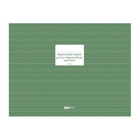 EDIPRO  Registro degli acquisti /pagamenti professionisti 19 pagine E2173